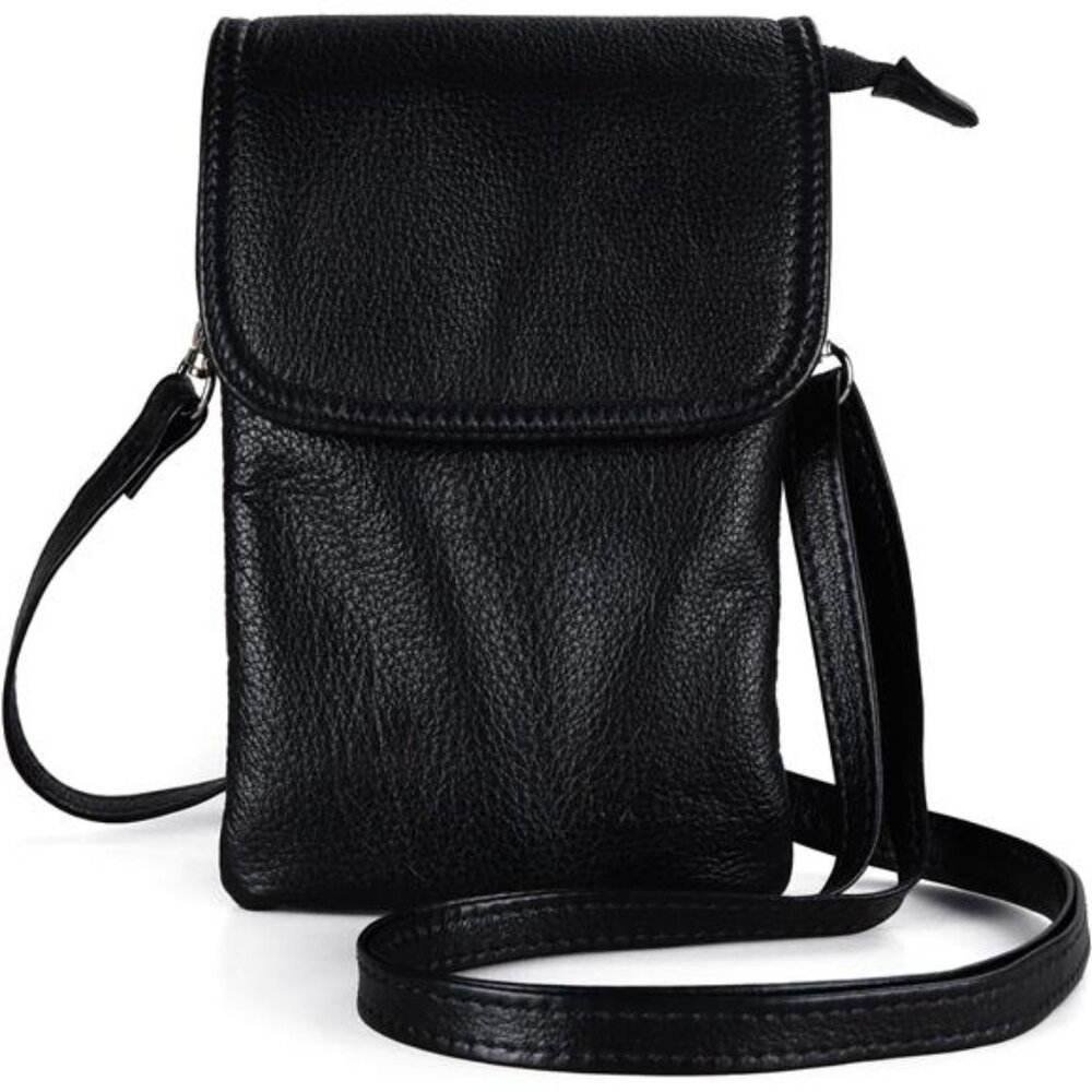 Genuine Leather Small Crossbody Bags for Women Cell Phone Bag Cross Body